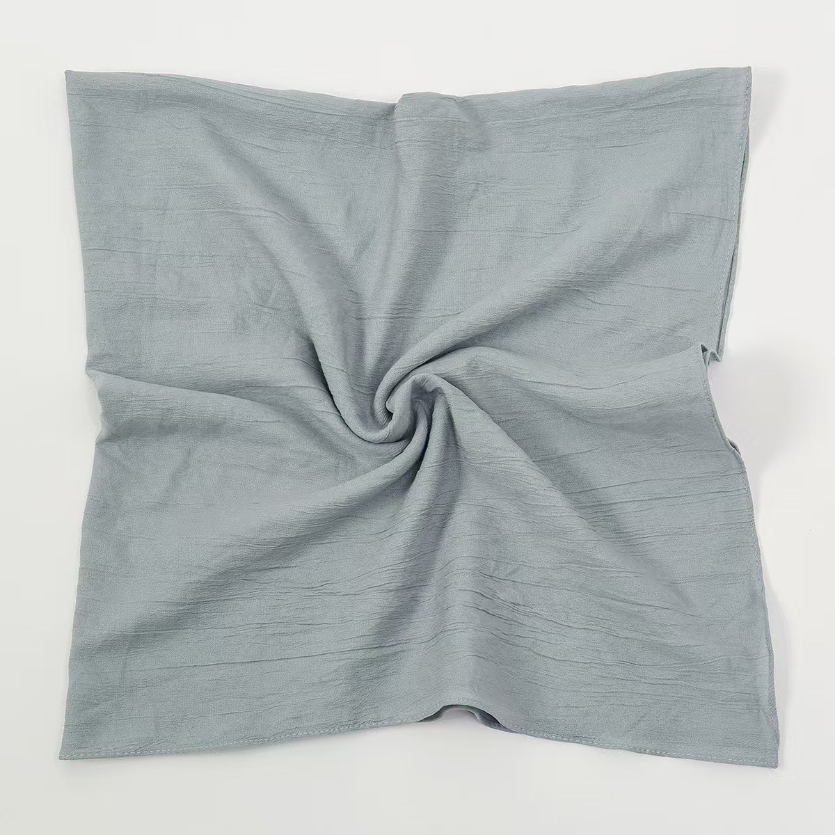 T1129 European and American hot-selling ethnic style shawl spring and autumn retro literary solid color square scarf fashion temperament Baotou scarf