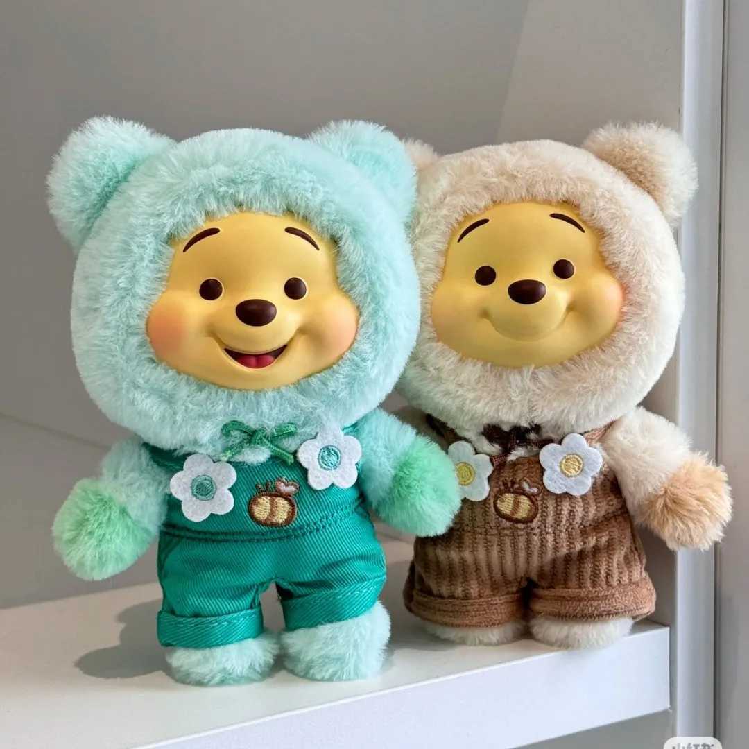 Disney 2025New Genuine Disney Blind Box Winnie The Pooh Series Vinyl Face Pendant Pupu Bear Doll Fashion Trend Toy Kids Customized Gift Z250703