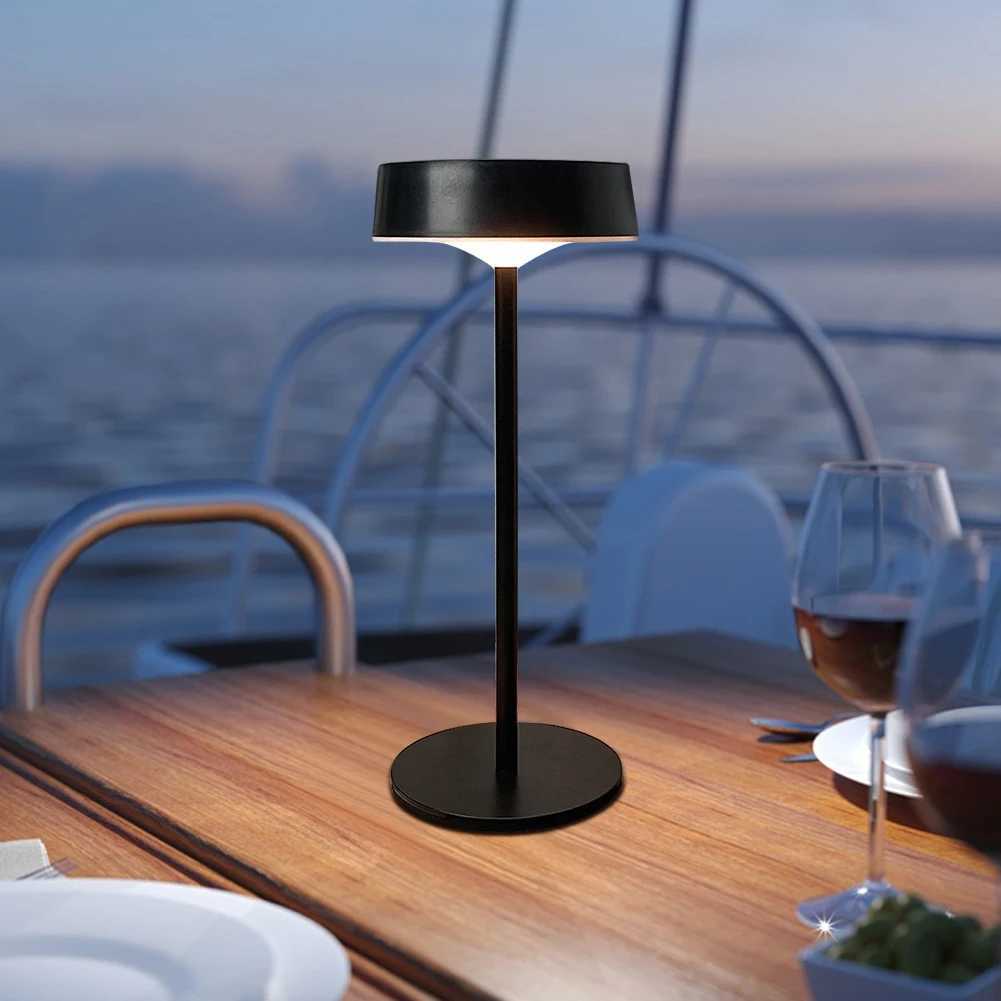 Solar Table Lamp Dimmable LED Desk Lamp Waterproof Cordless Table Lamp Rechargeable Night Lamp for Indoor Outdoor Night Lights XJ250703