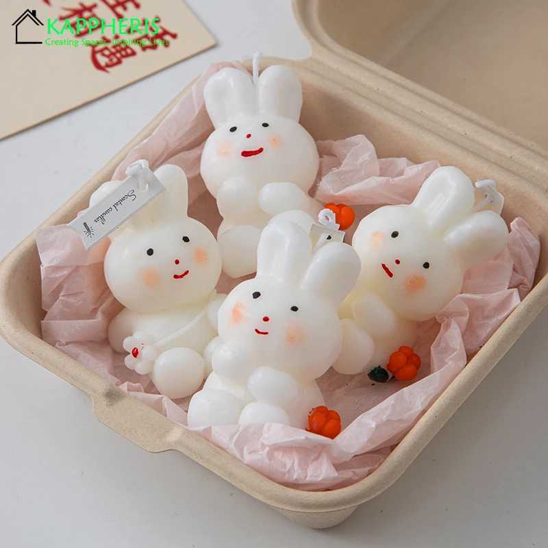 Bunny Guest Gift Candles Cute Rabbit Scented Candles Favors Animals Wholesale Mini Candles for Home Decorative W250704