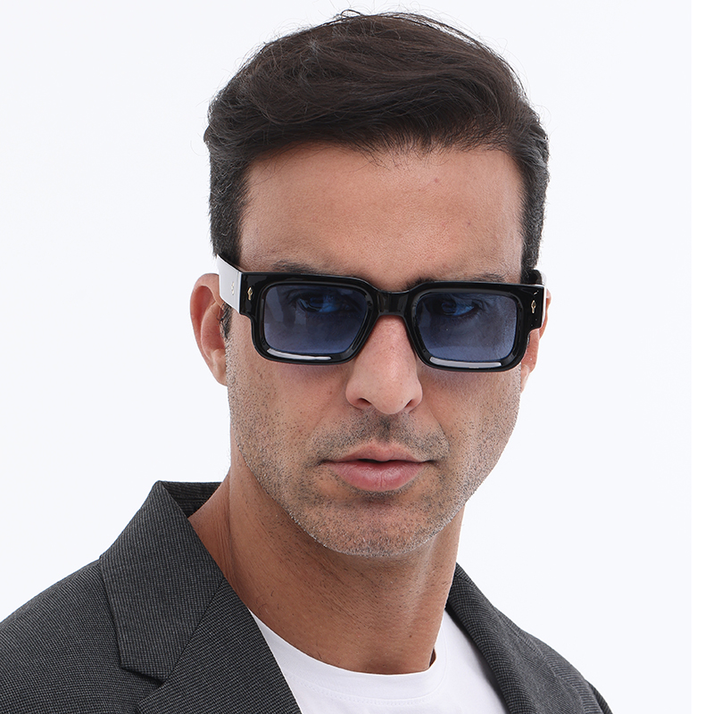 Oversized Square Glasses Retro Steampunk Sunglasses with Side Shields, Extra Large Gothic Goggles ddmymarket