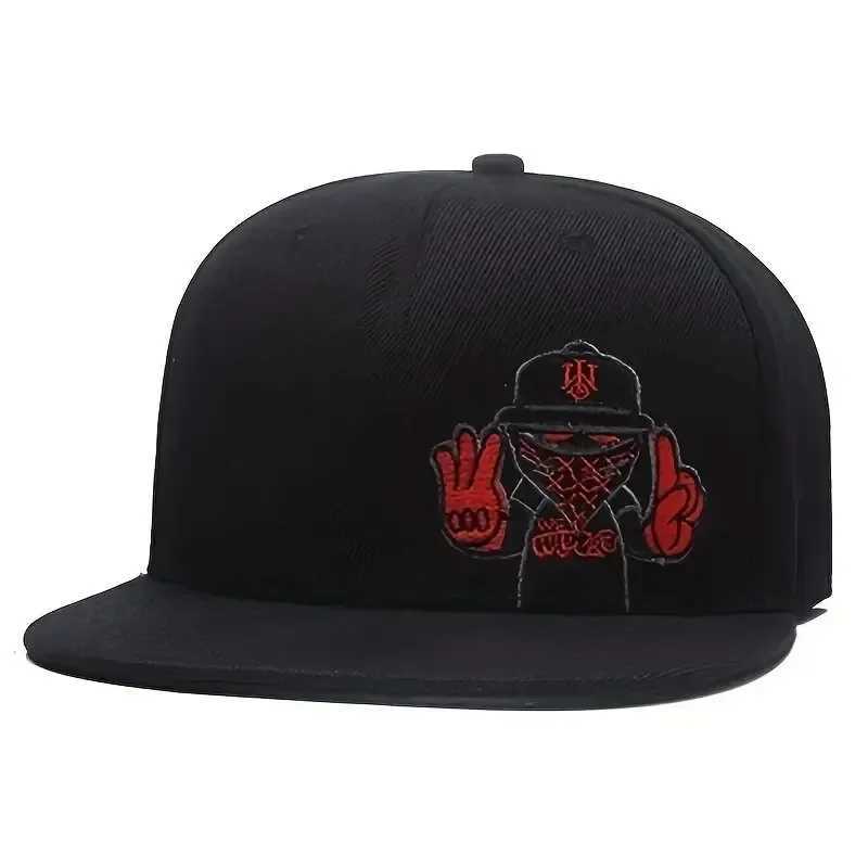 2025 Unisex Ninja Letter Embroidery Hip-hop Hats Outdoor Adjustable Casual Baseball Caps Sunscreen Hat X250704