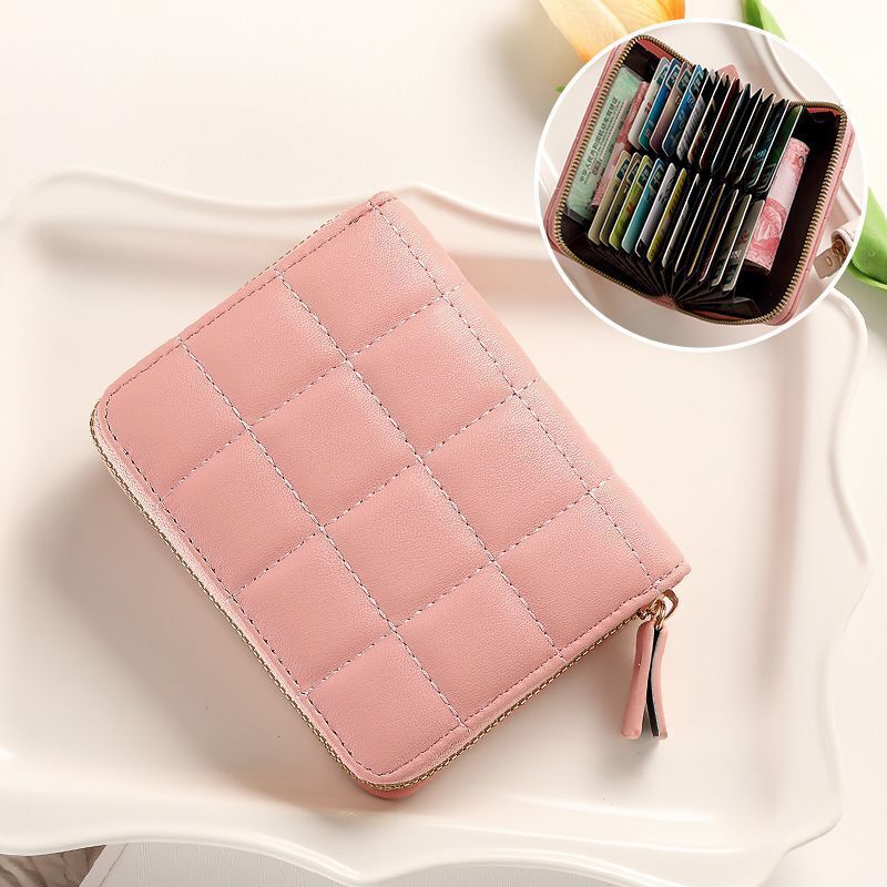 Free Shipping Designer Bag High-end Wallet INS Style Large Capacity Retro Women's Compact Exquisite Mini College Student Card Holder Wallet Leath