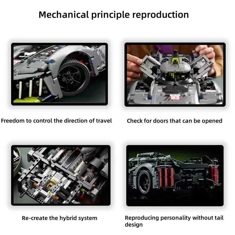 New Technical 42156 1775Pcs Racing Sport Car Model Building Blocks Mechanical Speed Vehicle Supercar Brick Toys for Kids and Adults R250710