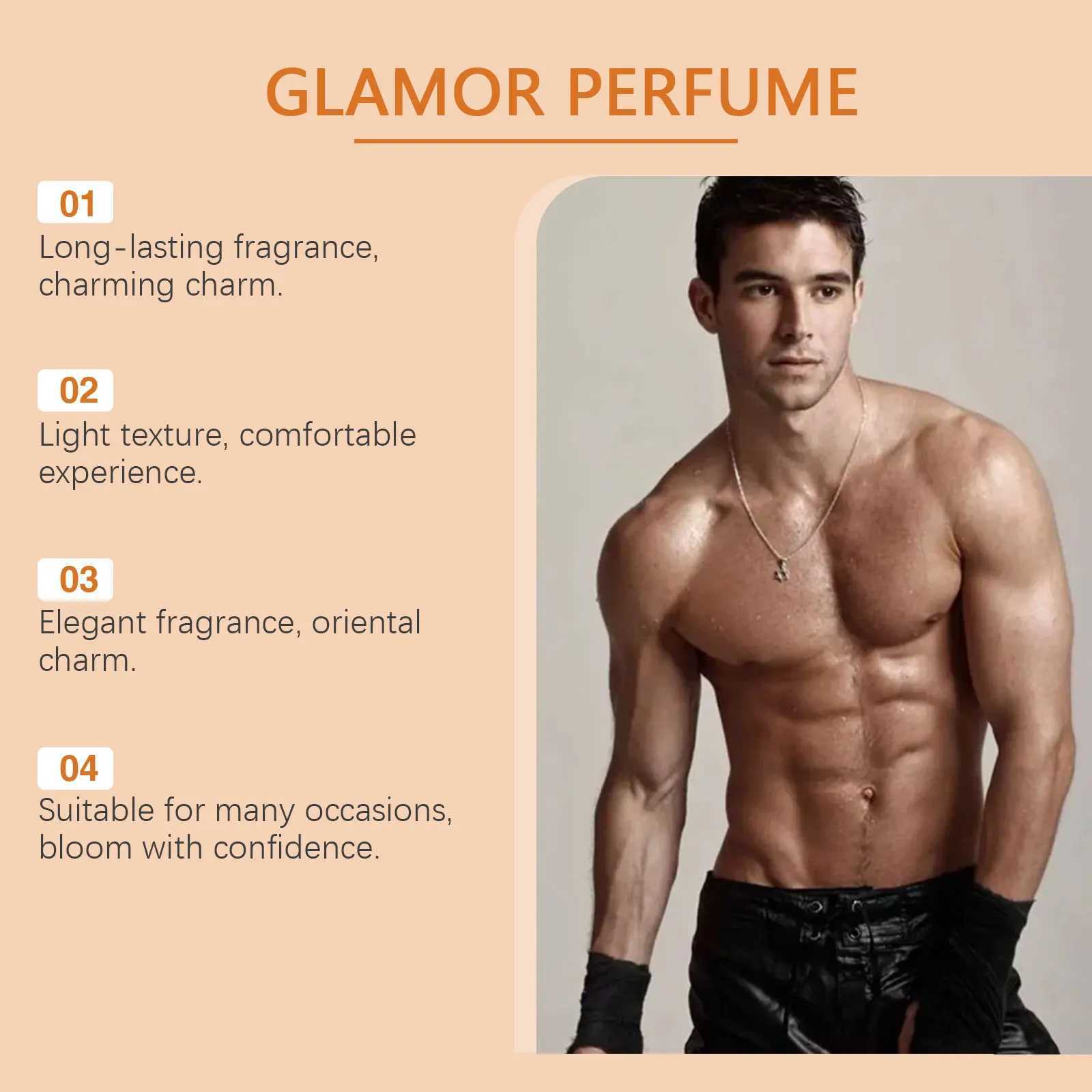 Roxelis 30ml Oriental Men Charm Perfume Light Fragrance Flirting Pheromone Glamour Men Remove Odor Fresh Body Dating Perfume XJ250704