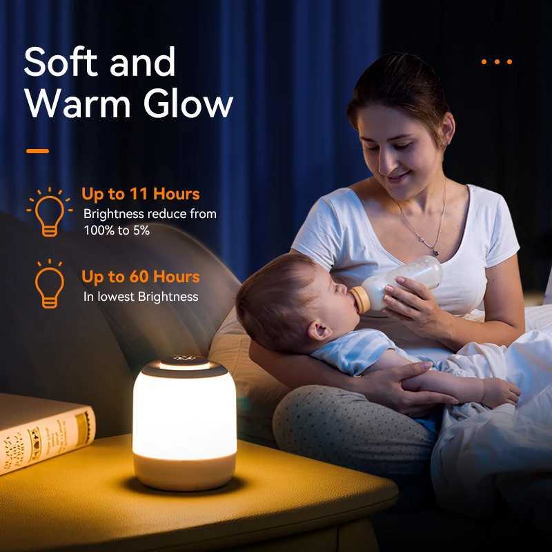 7 Touch Lamp Night Lights USB LED Table Lamp Bedside Lamp Bedroom Lamp with Touch Sensor Portable Read Book Lights for Kids Gifts XJ250703