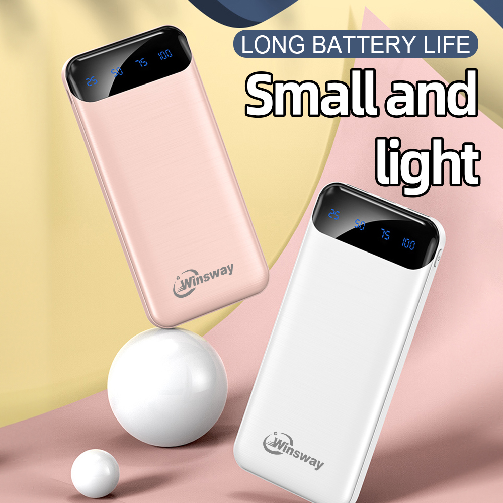 Winsway Power Bank 10000/20000mAh with Fast Charging Portable Battery Charger For iPhone 16 15 14 13 Pro Max