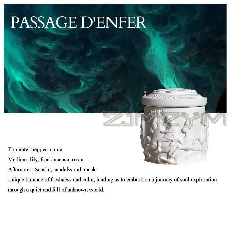 Scented Candle Luxury The Parthenon Sculpture Cup Jar Aromatherapy Candle Niche High-End Fragrances Gifts For Female Friends W250704