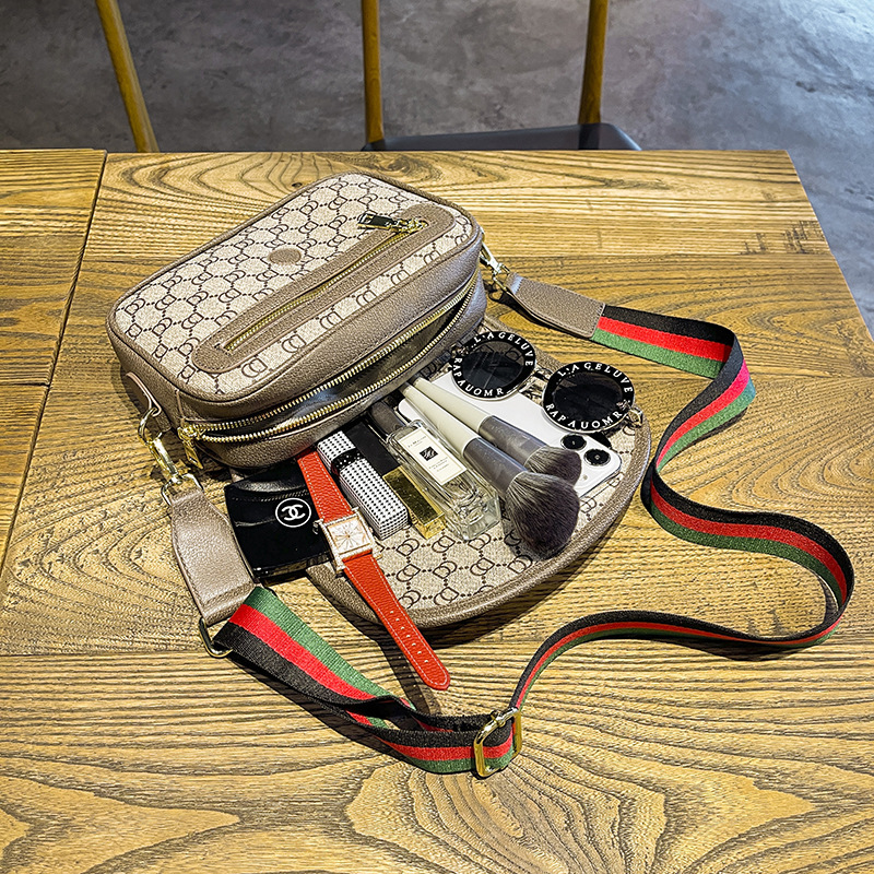 DHAL DHGM 2025 New Classic designer bags Series Wide Strap Camera Women's Versatile Backpack Single Shoulder Crossbody Small Square Bag