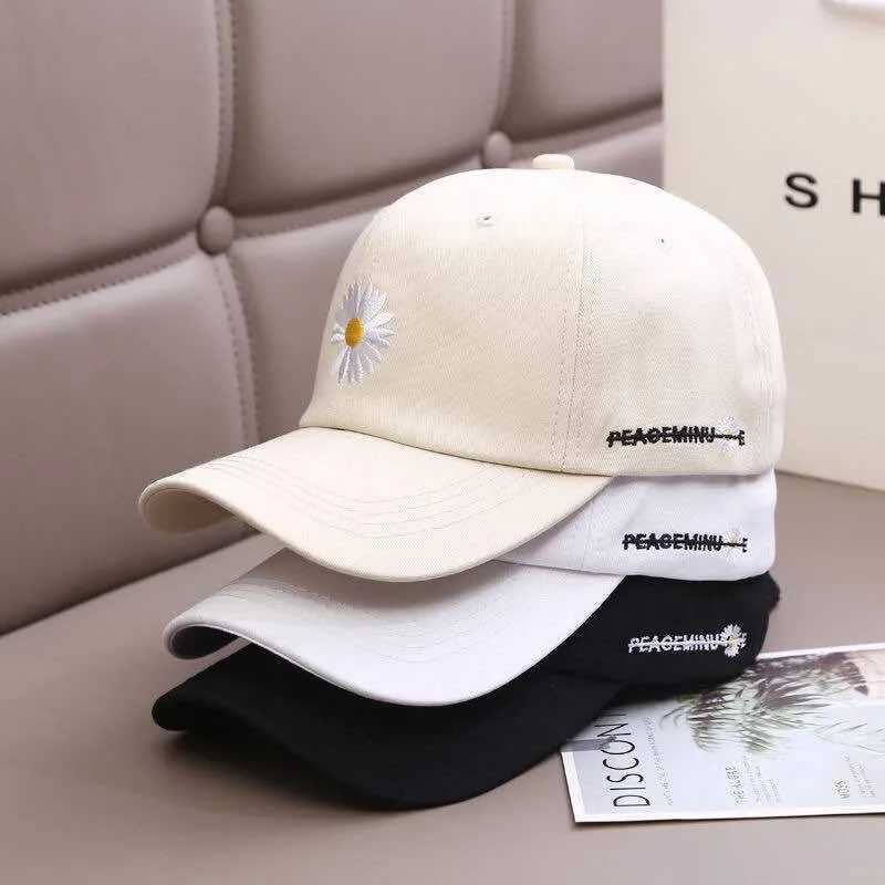 Fashion Baseball Cap for Wen Mens little Daisy Embroidery Hat Cotton Soft Top Caps Casual Snapback Hats Quan Zhilong GD same X250704