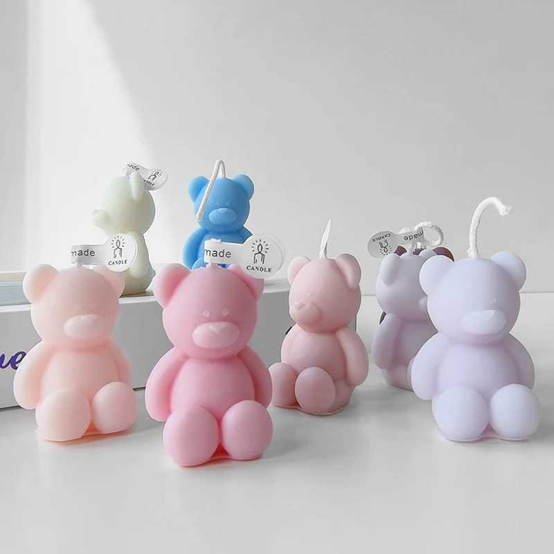 1PC Cute Candles Animals Bear Scented Candles New Year Home Decor Small Dogs Aromatic Candles Birthday Gifts House Souvenirs W250704