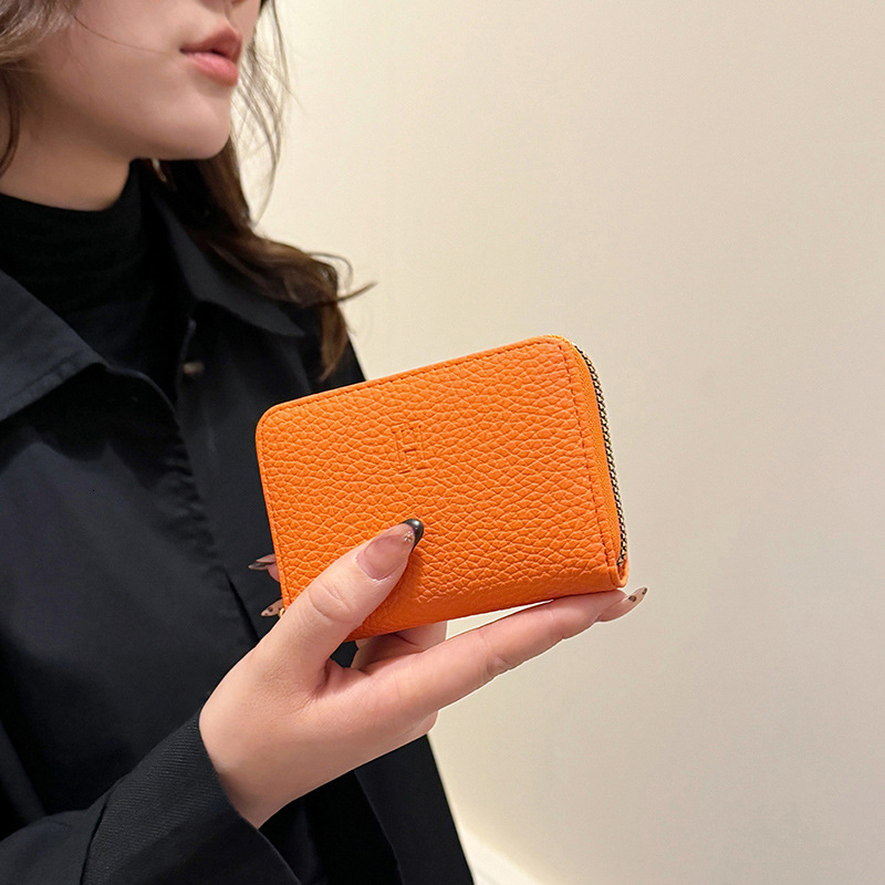 Free Shipping Designer Bag Wallet Women 2025 New Card Holder Two-in-one Niche Design Short Style Hot Trendy High-end Small Card Clip