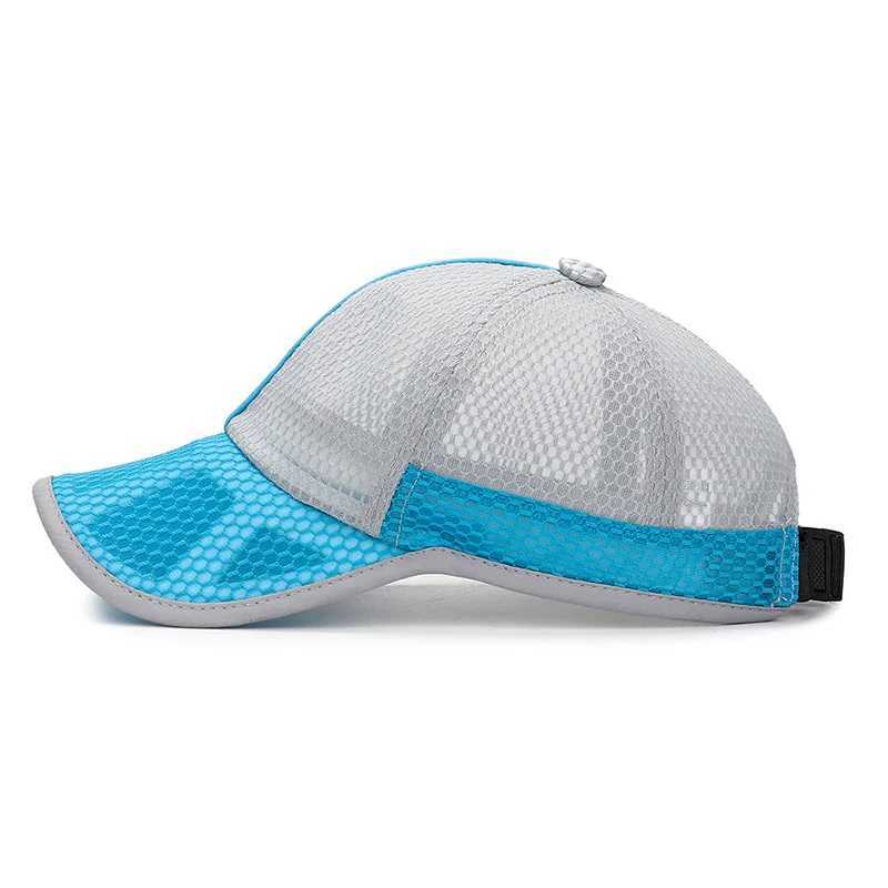 New Summer Children Kids Cute Baseball Cap Solid Breathable Snapback Hat Outdoor Cool Mesh Boy Girl Sun Cap Hat X250704