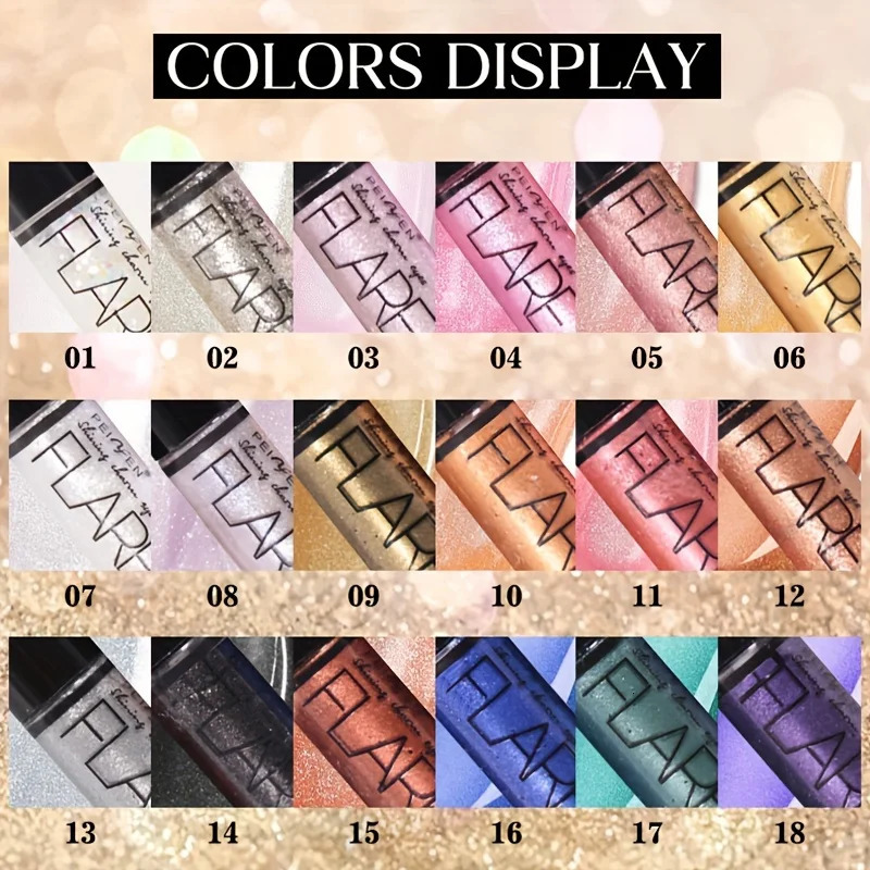 6 color glittering pearlescent liquid eye shadow brightening micro shiny pearlescent liquid eyeliner for sleeping silkworm 250704
