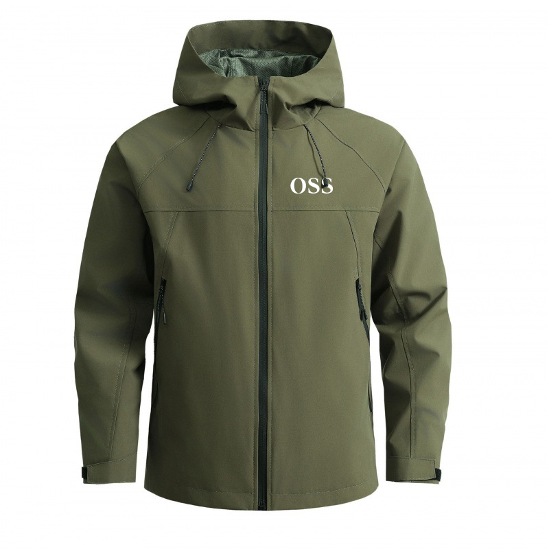 Softshell Jackets for Men Waterproof Zip Up Hooded Jacket Outerwear Coats with Zipper Pockets Hiking Camping Clothes Men 2025