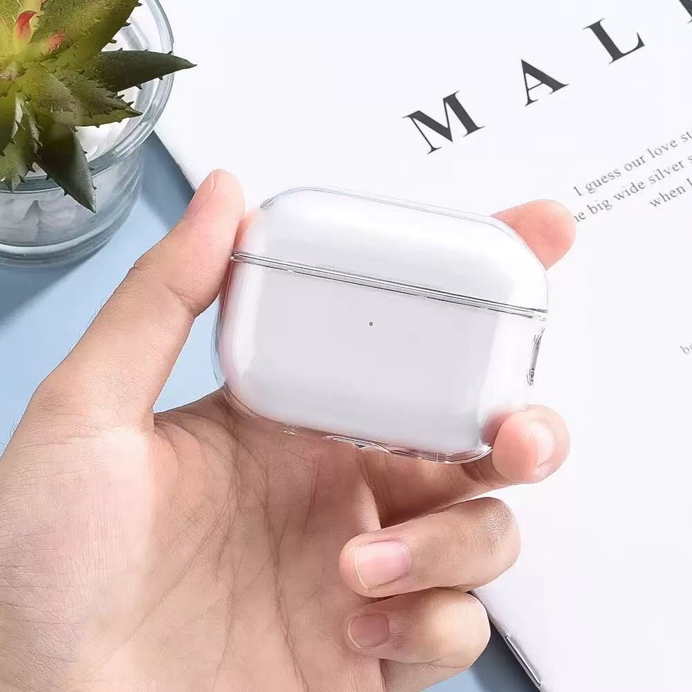 Suitable for AirPodspro 2 AirPods 4 3 2 ANC Earphones AirPods Pro Bluetooth Earphone Accessories Solid Silicone AirPods Protective Cover