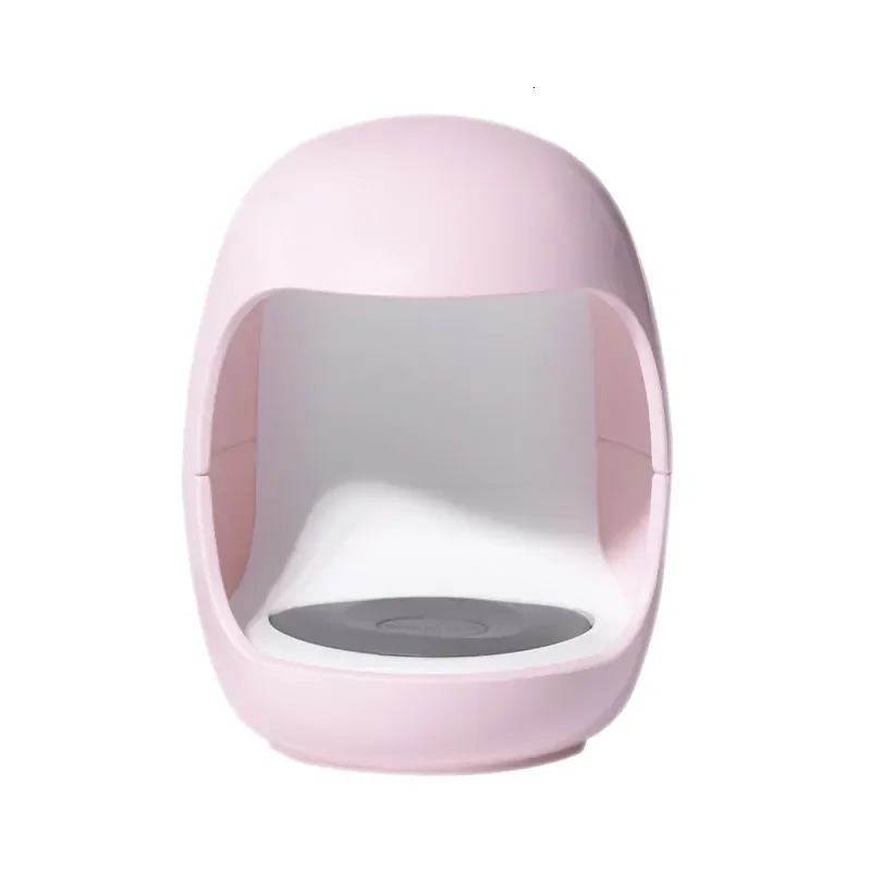 USB interface Q Shape Potherapy Nail Lamp Nail Polish Gel Curing Mini LED UV Lamp Travel Home Nail Art Timing Nail Dryer 250627