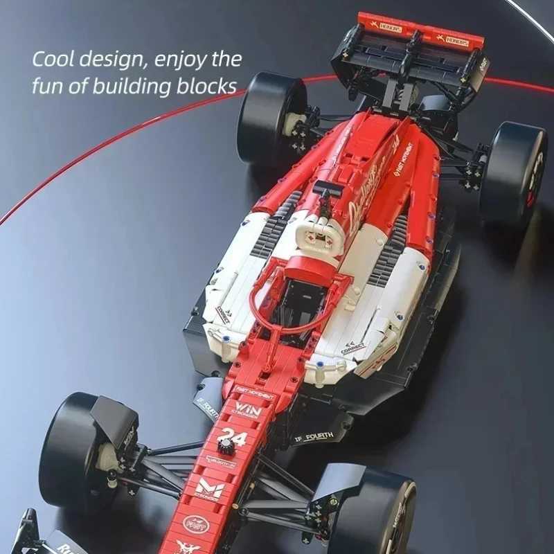 Kbox 1 8 Large-Scale F1 Racing Car Building Block Model Collectible Toy Mens Desktop Decor Festival Gift R250703
