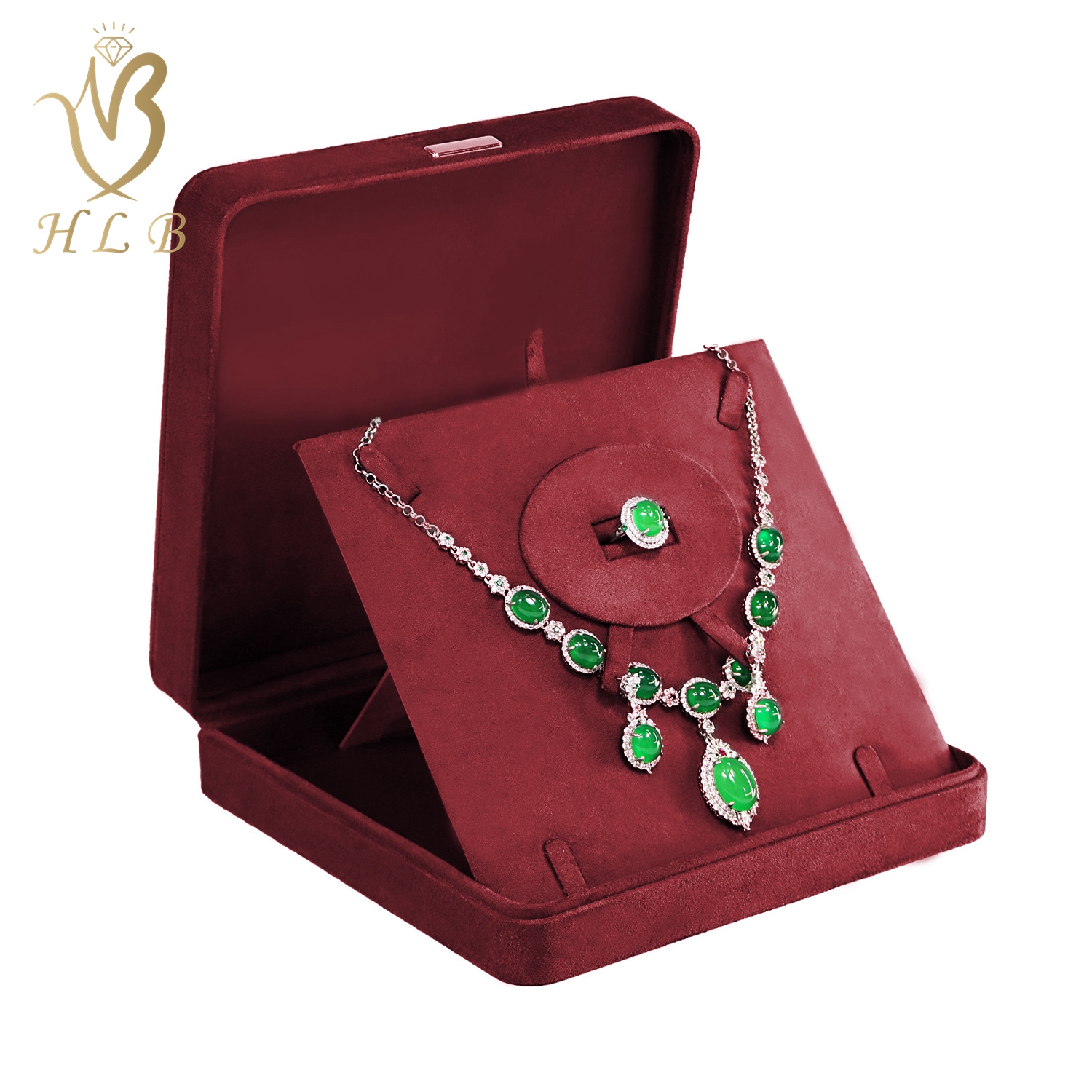 Luxurious Deep-Velvet Crafted Milan Style Jewellery Storage Case for Elegance Lovers