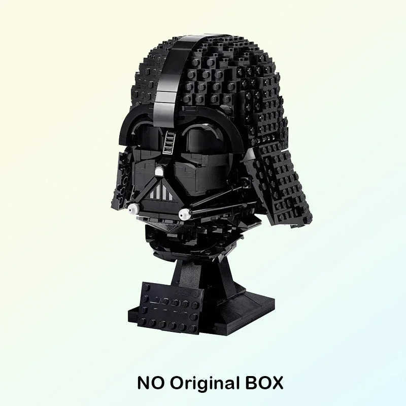 DISNEY 834pcs MINISO Disney Star Battle Imperial Starfighter Darth Vader Helmet 75304 Building Blocks Model for Holiday Birthday Gifts W20250704