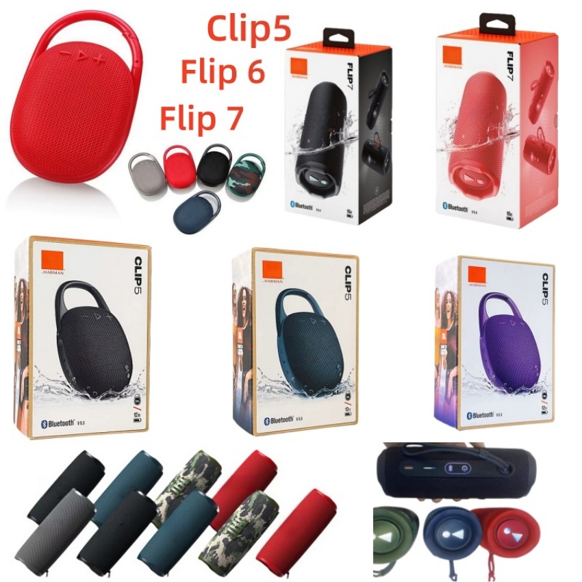 speaker flip 6 Outdoor Sports Waterproof Portable Subwoofer Bass Wireless BT 5.1 Speaker with TF USB socket