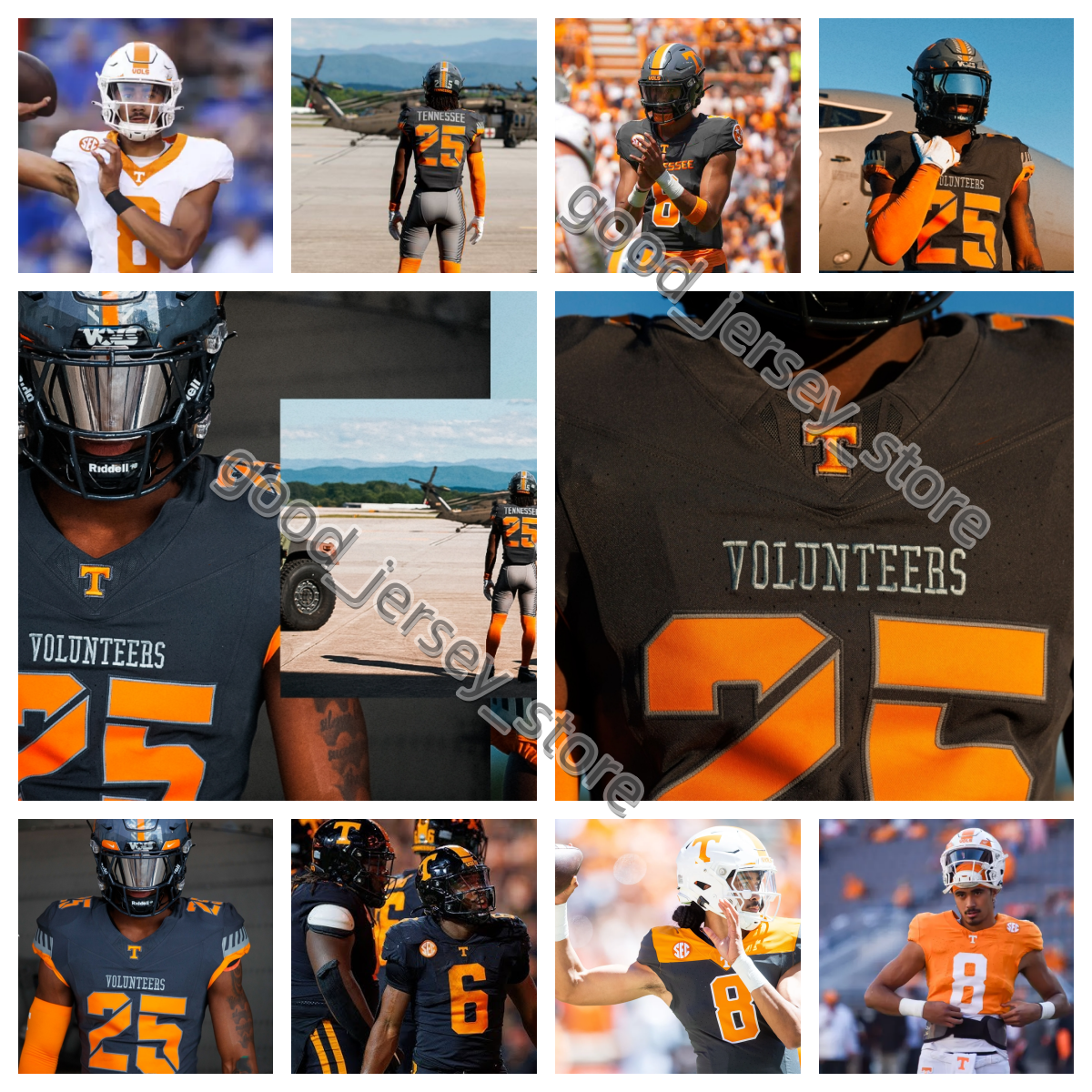 American College Football Wear Jersey Custom Tennessee Volunteers #6 Alvin Kamara 16 Peyton Manning 1 Jason Witten Berry Vols Jersey Orang 2025 8 Nico Iamaleava