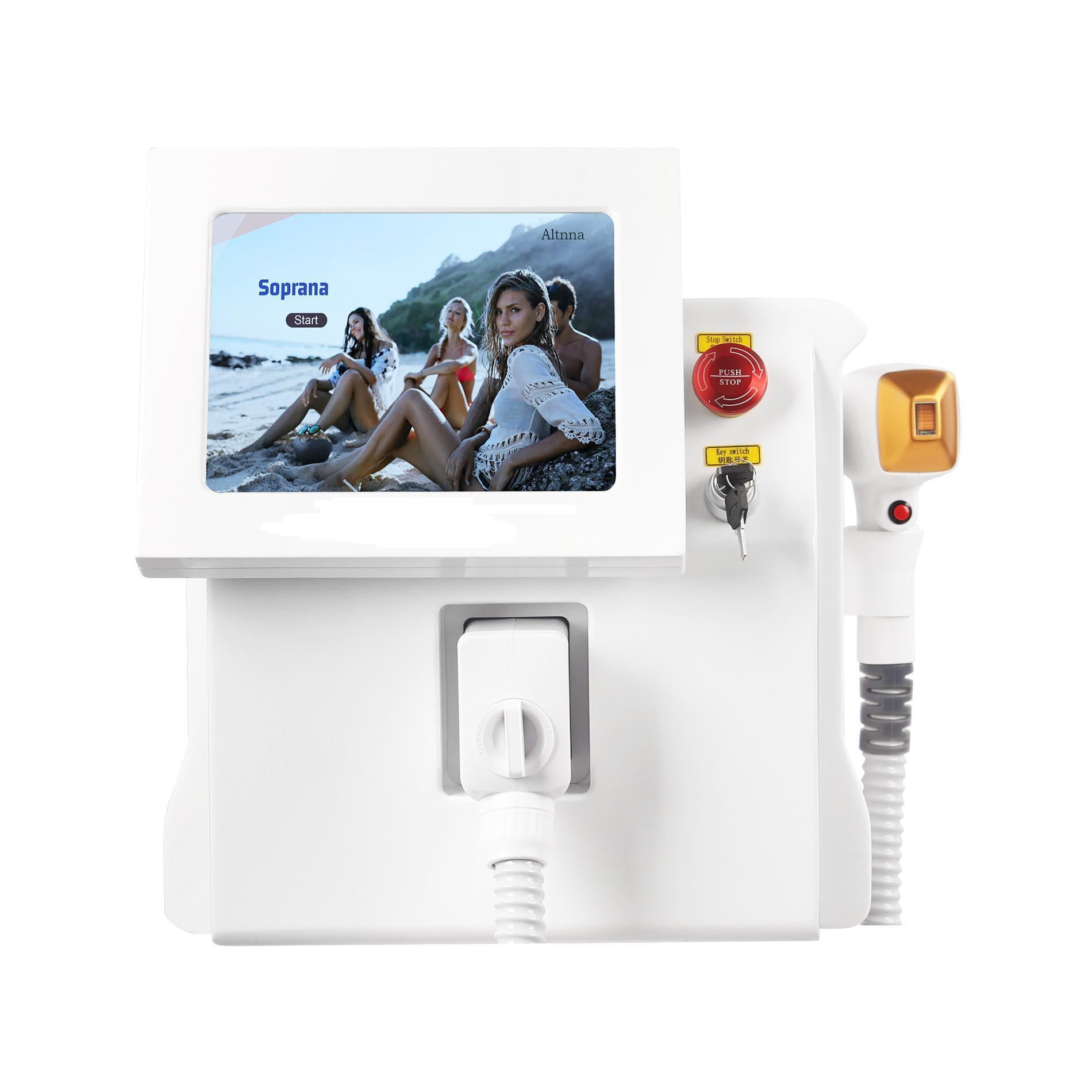 Diode Laser Hair Removal Device 755 808 1064 Portable Diode Laser Hair Removal