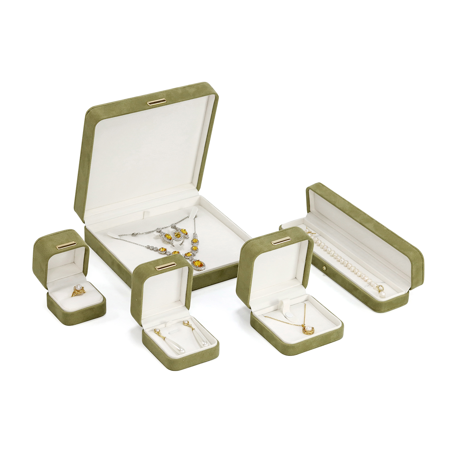 Luxurious Deep-Velvet Crafted Milan Style Jewellery Storage Case for Elegance Lovers