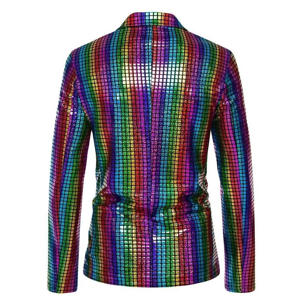2025 New Blue Striped Suit Two Piece Mens Fashion Suit Jacket and Pants Black Green Silver Male Sets Size S M L XL XXL XXXL X250704