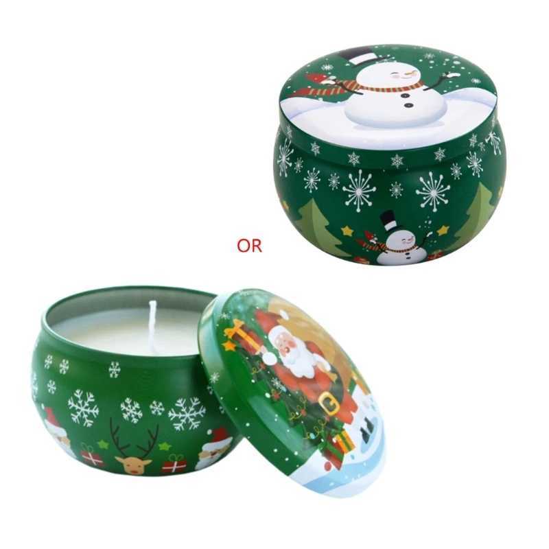 2025 New Christmas Atmosphere Aromatherapy Candle for Stress Relief Relaxation Bath Yoga Freshen the Air in the Room Smokeless W250704