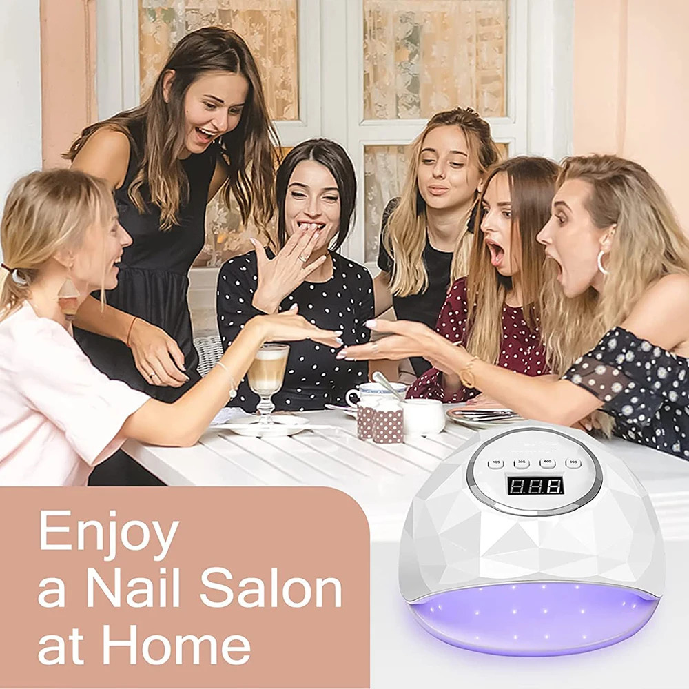 UV LED Lamp For Nails Drying Manicure Lamp With Memory Function LCD Display Professional LED Nail Lamp For Nail Art Salon Tools 250627