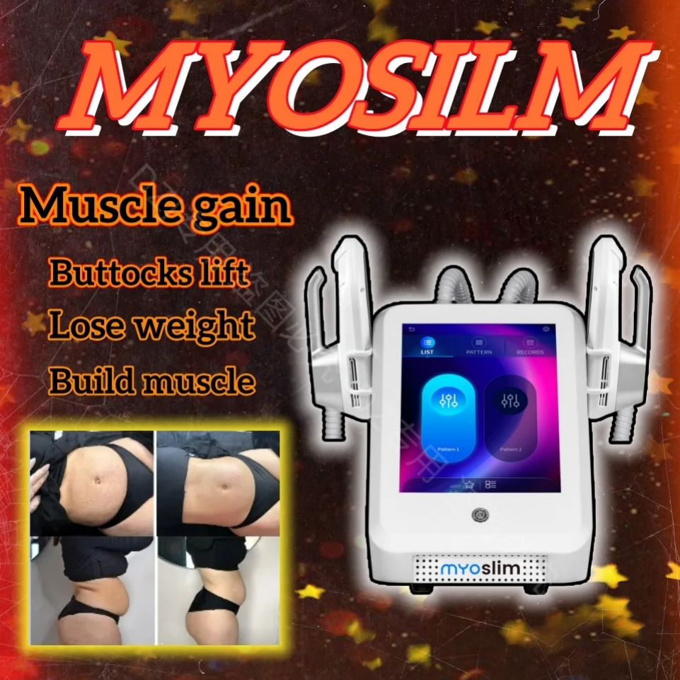 EMS MYOSLIM Body Slim Muscle Stimulate 15Tesla Fat Removal Eletric Machine RF Weight lose Portable Electromagnetic Slimming Machine