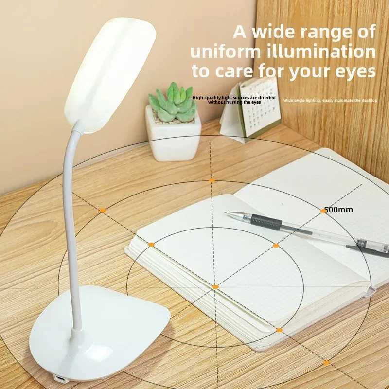 Portable Folding USB Charging Touch Smart Reading Eye Protection Night Light Gift Creative Design Plastic Desk Lamp XJ250703