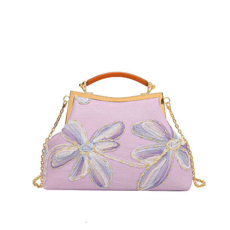 Embroidered New Chinese Style for Women, Qipao Evening Bag, Hanfu Handbag, Elegant Temperament Crossbody Bag