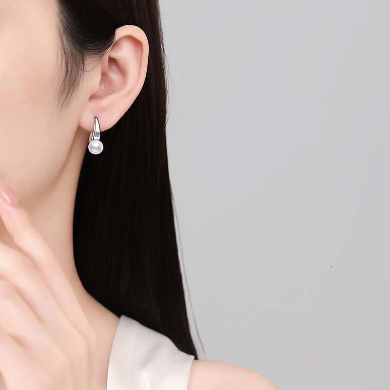 MoiS925S925anite S925 S925terling S925ier Feminine VerS925atile Natural FreS925hwater Pearl EarringS925 f21