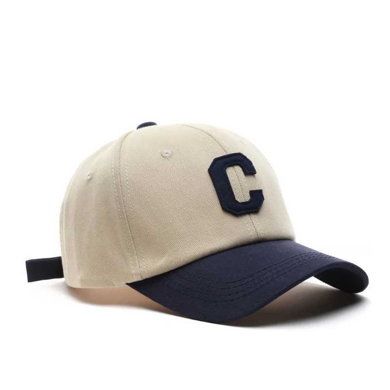 Baseball Cap for Wen Men Hat Fashion Letter C Patch Hat Summer Sun Visors Caps Color Block Design for Casual Wear X250704