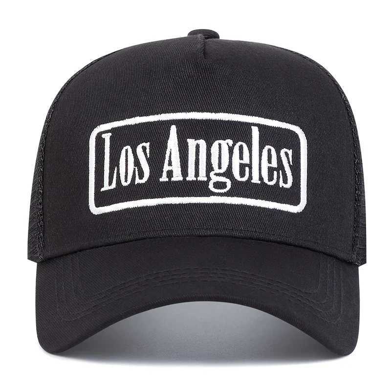 Unisex LOS ANGELES Print Baseball Net Caps Spring and Summer Outdoor Adjustable Casual Hats Sunscreen Hat Sports Cap X250704