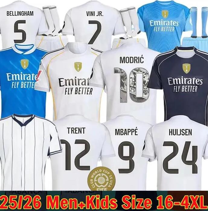 2024 2025 2026 soccer jerseys 25 26 Real 4Th MadriDS football shirt TRENT Mbappe MODRIC VALVERDE Fourth camiseta men kids uniforms VINI JR BELLINGHAM ARDA GULER