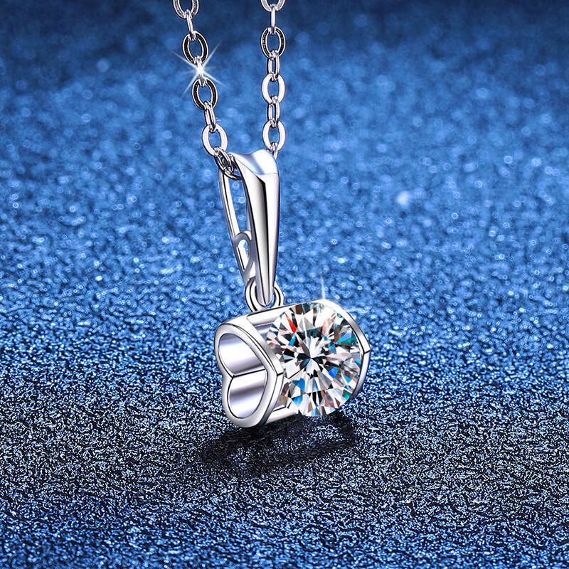 Pendant for Women, 1 caratS925 D Color MoiS925S925anite Angel KiS925S925, S925terling S925ier Necklace, Valentine'S925 Day b80