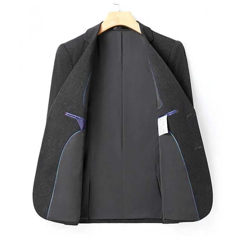 2025 new model men High quality four-sided stretch Formal Suit Jacket + Trousers 2-piece suit Mens Business suit size 5XL X250704