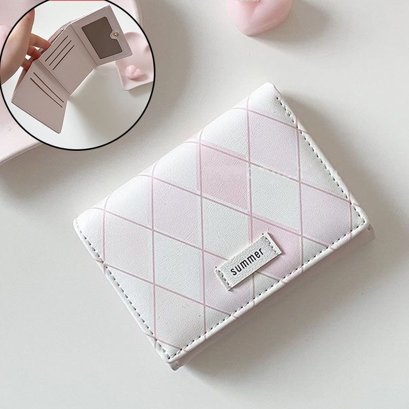 Free Shipping Designer Bag New Summer Exquisite High-end Wallet For Women Short Style Niche Foldable Card Holder Small Wallet With Integrated Anti-deg