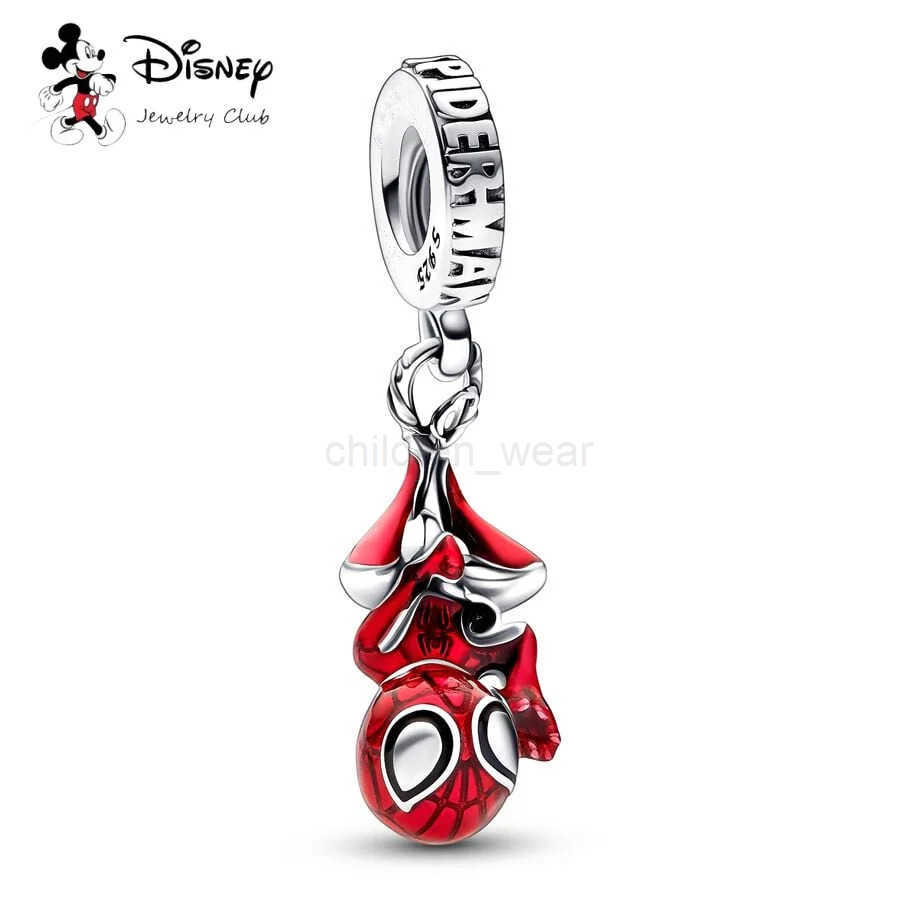 Disney MINISO Marvel Comics 2025 Hot Sale DIY Making Spider-Man Series Charm Bead Fit Original Europeans Bracelet DIY Fine Jewelry Gift W20250728