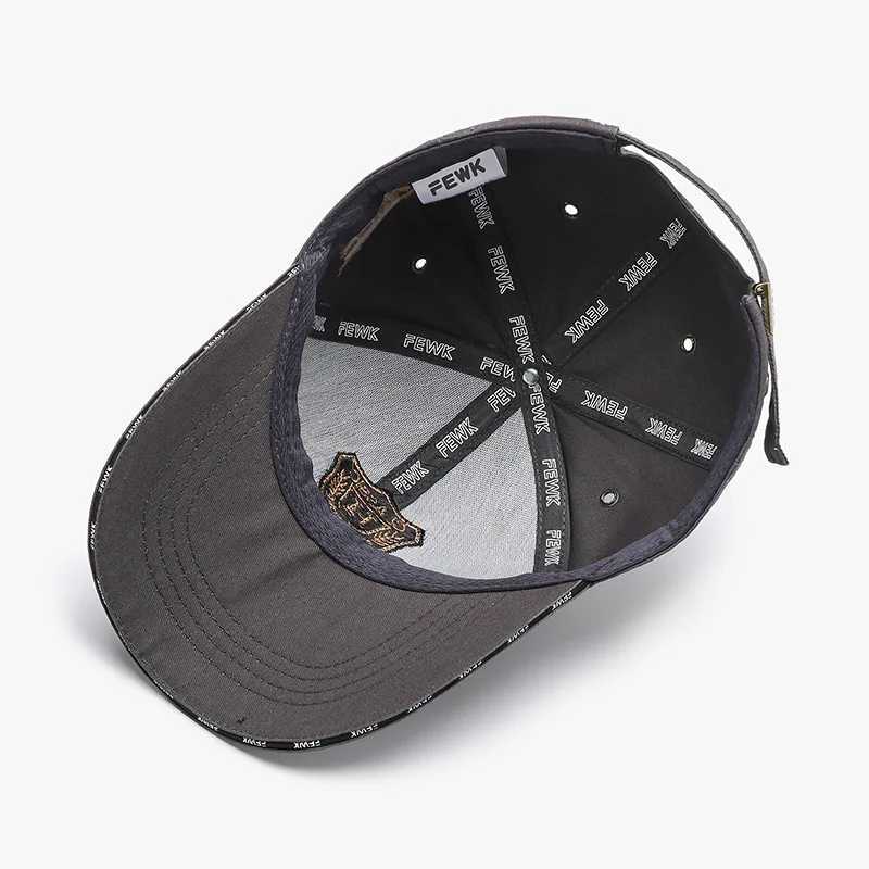Popar New College Shield Student Trendy Baseball Cap M Fem Street Sunshade Heavy Metal Style Rap Hip Hop Stata Hat X250704