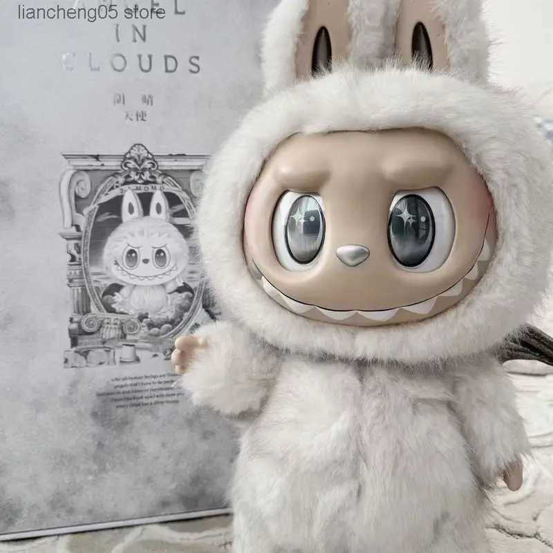 New Labubu Zimomo 2 Monster Cloud Angel Large Vinyl Face Doll ChildrenS Toy Festival Birthday Gift Desk Collection DecorationC250228 L250704