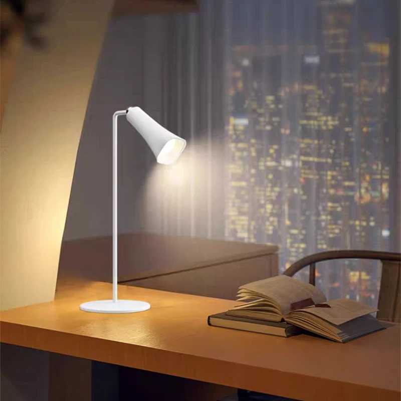 Desk Lamp Hanging Magnetic Table Lamp LED USB Rechargeable Stepless Dimming Cabinet Closet Wardrobe Night LightXJ250703