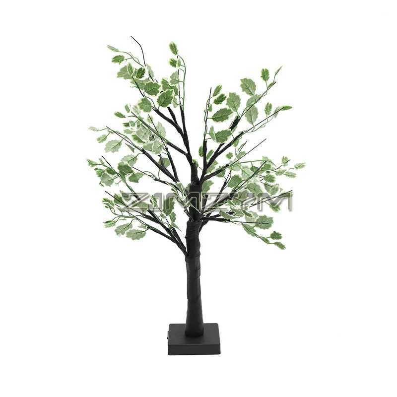 LED Tree Light Tabletop Bonsai Leaves Tree Lamp Battery/USB Operated Centerpiece Tree Light for Christmas Home Wedding Decoration XJ250703