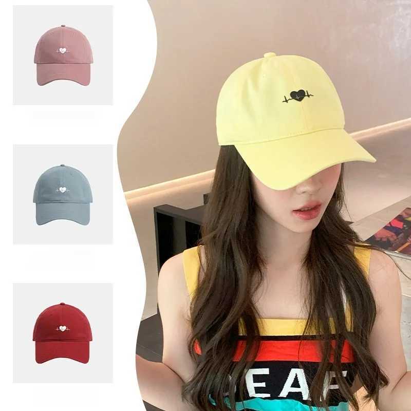 Summer Embroidery Duck Tongue Cap Sun Shading Baseball Cap Wen Men Casual Hundred Sunscreen Hat Lovely Soft X250704