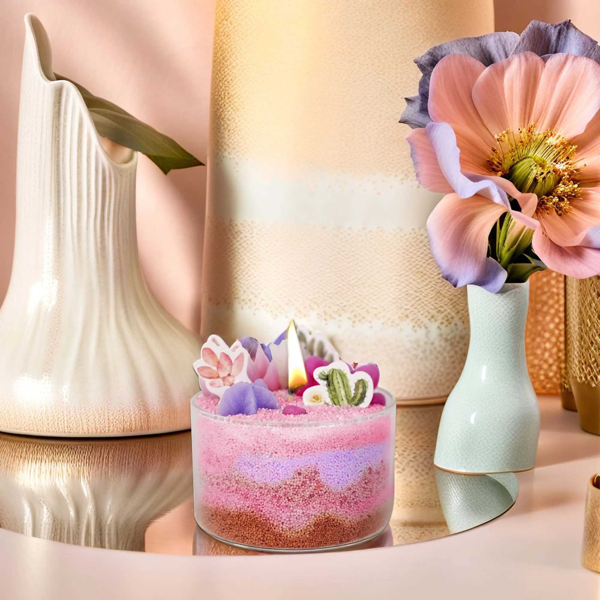Candle KitSucculents DIY Handmade Scented Candles Can Be Used To Make Scented CandlesGreat For Beginners Childrens Christmas Gifts W250704