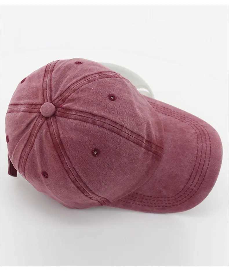 Adjustable Unisex Solid Color Baseball Cap Breathable Lightweight Cfortable Sun Protection Outdoor Travel Beach Walking Hat X250704