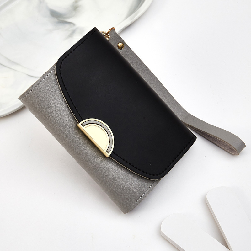 Free Shipping Designer Bag New Women's Wallet Short Korean Style Zipper Coin Card Holder High-end Access Card Holder ID Bag Customizable